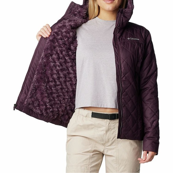 NWT Columbia Women's Copper Crest II Hooded Jacket - Picture 4 of 5